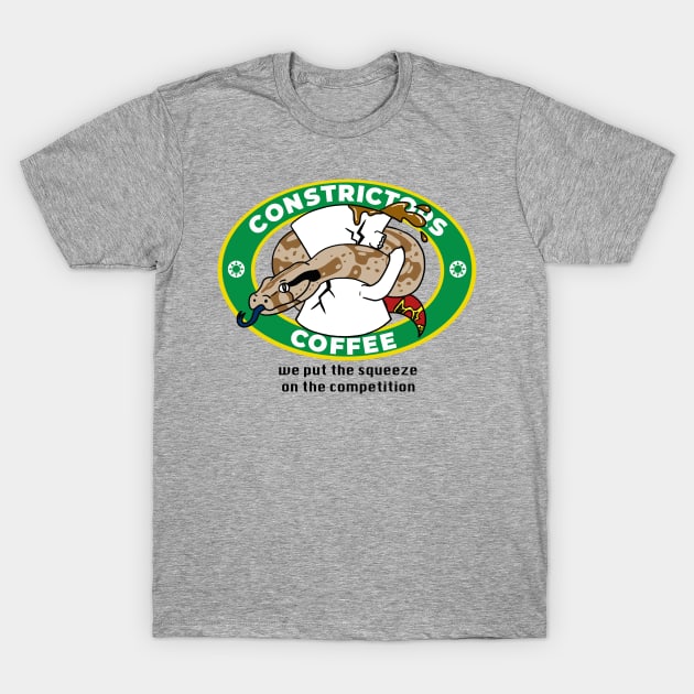 Constrictors Coffee T-Shirt by SNK Kreatures